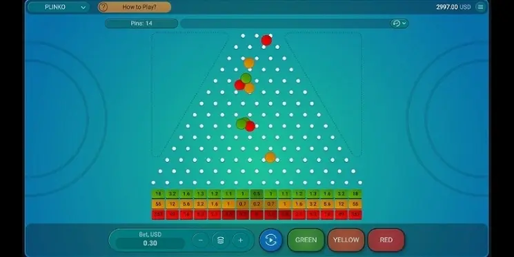 Variantes plinko jeux